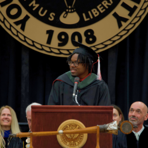 Terrance Harris at YSU's Spring 2026 Commencement